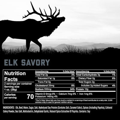 Elk Steak Strips - Savory