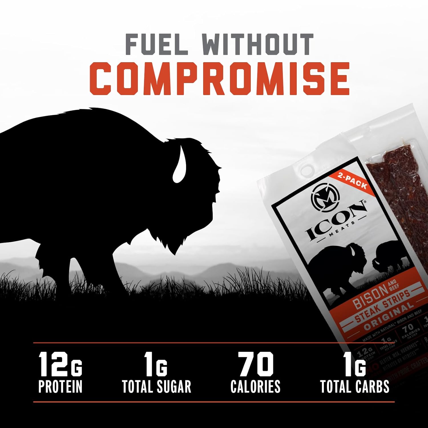 Bison Steak Strips - Original