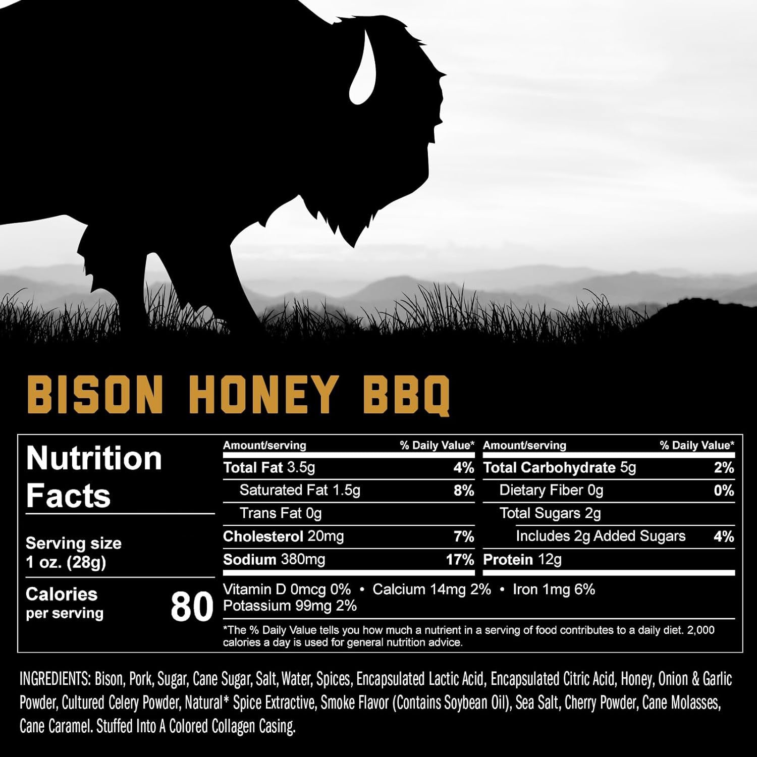 Bison Stick - Honey BBQ