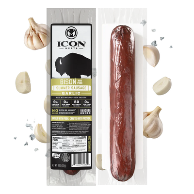 Bison Summer Sausage - Garlic