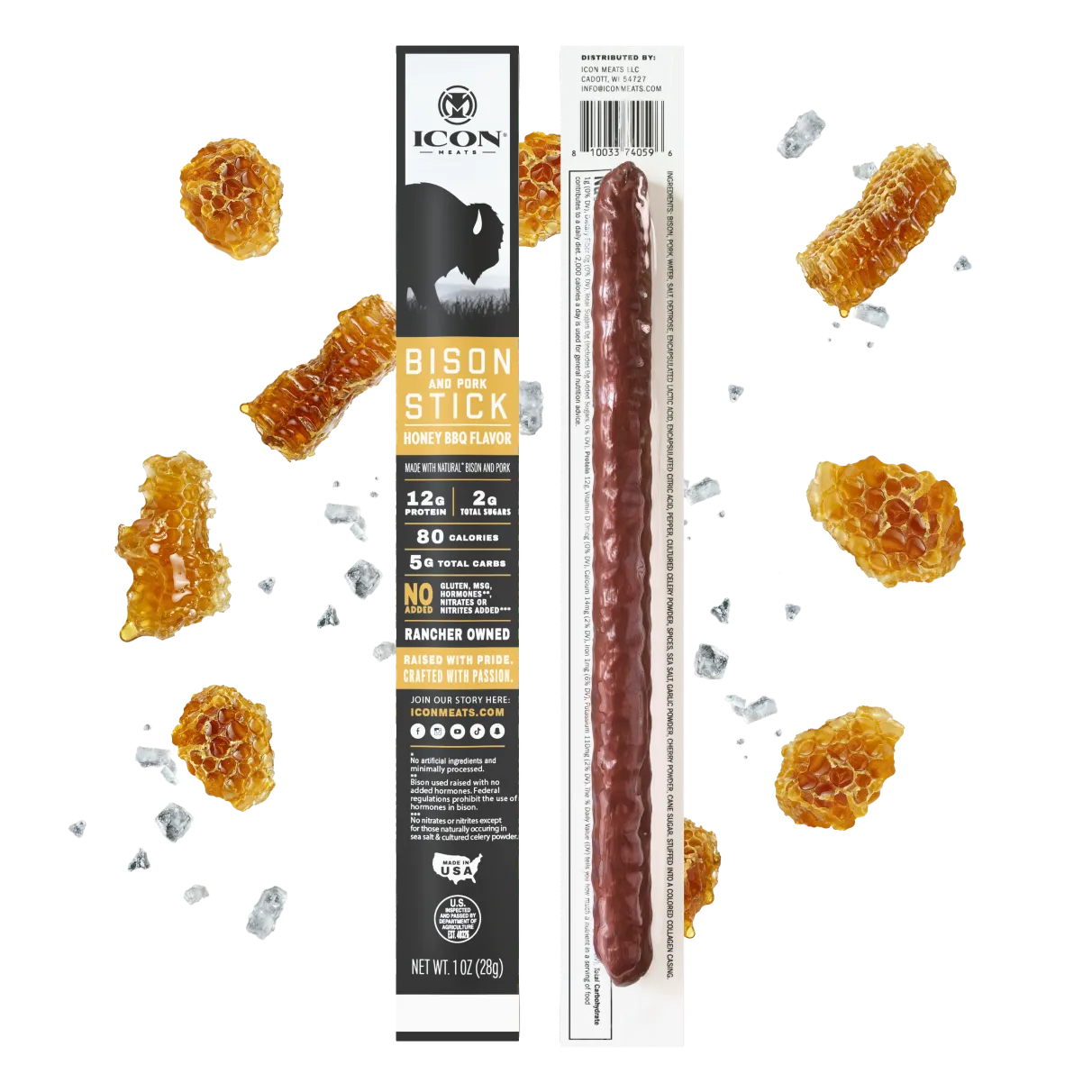 Bison Stick - Honey BBQ