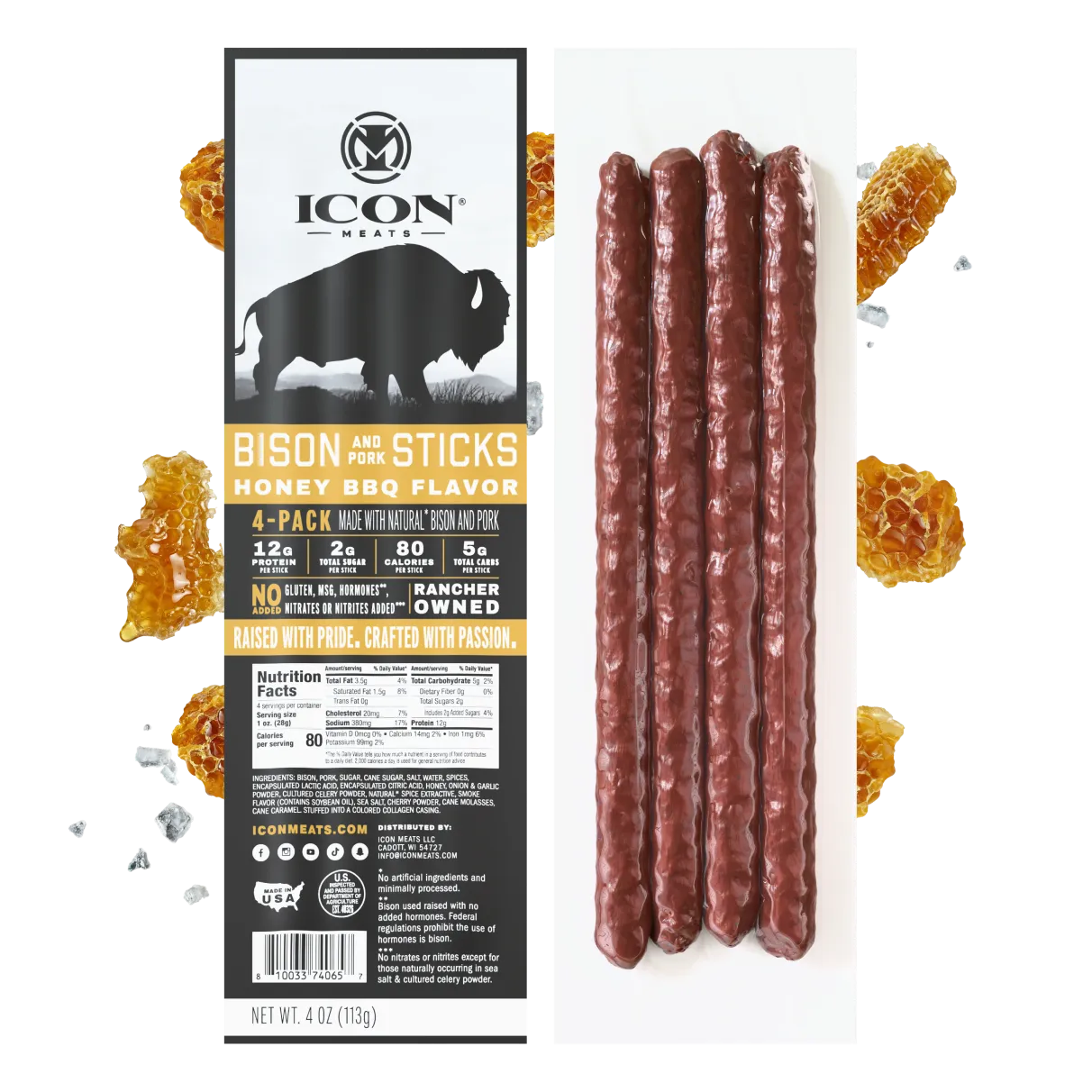 Bison Stick - Honey BBQ
