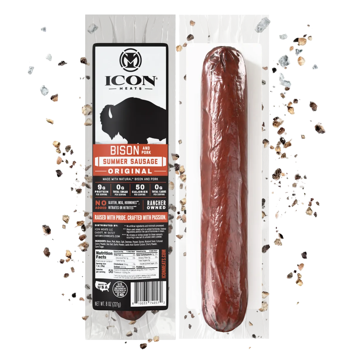 Bison Summer Sausage - Original