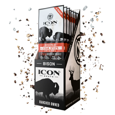 Bison Steak Strips - Original
