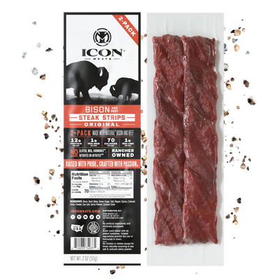 Bison Steak Strips - Original