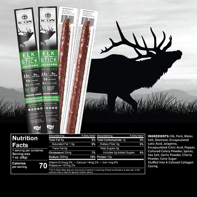 Elk Stick - Jalapeño