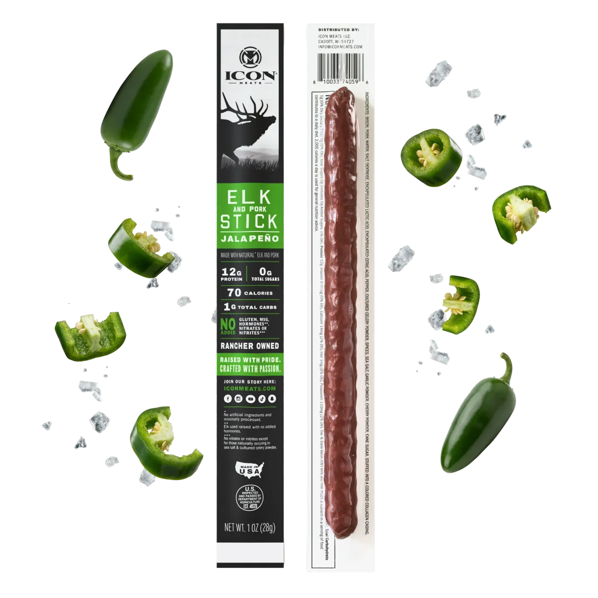 Elk Stick - Jalapeño