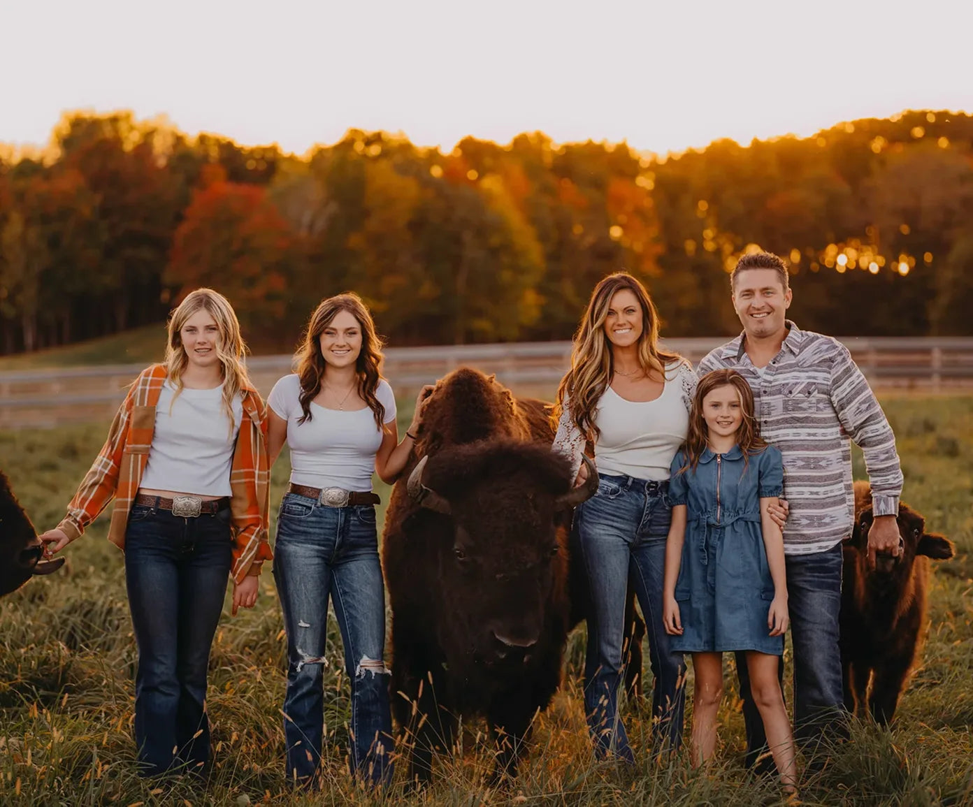 Family photo of the Brown family